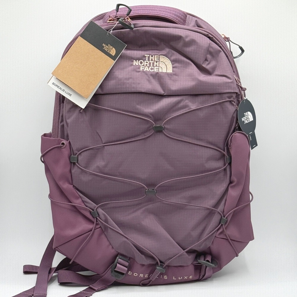 The North Face Borealis Luxe Backpack Midnight Mauve Rose Gold NF0A81E700Q NEW - Picture 2 of 11